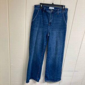 Women's Blue Flare & Wide Leg Jeans‎